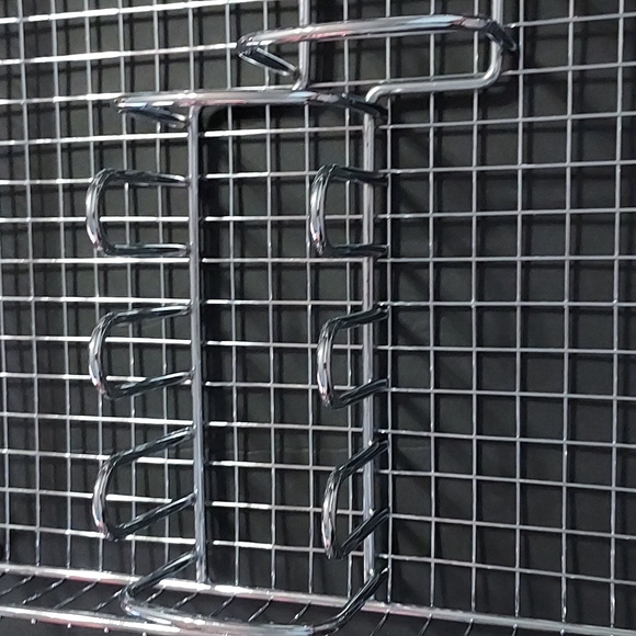 Silverware Holder,Metal, 9 1/2in.Wx2 3/4in.H.GUC looks New - Picture 2 of 4